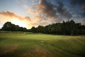 The bunker-less 14th hole at Royal Ashdown Forest Golf Club.