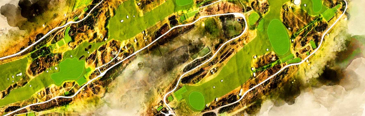 St Andrews Old Course Art_Close Up