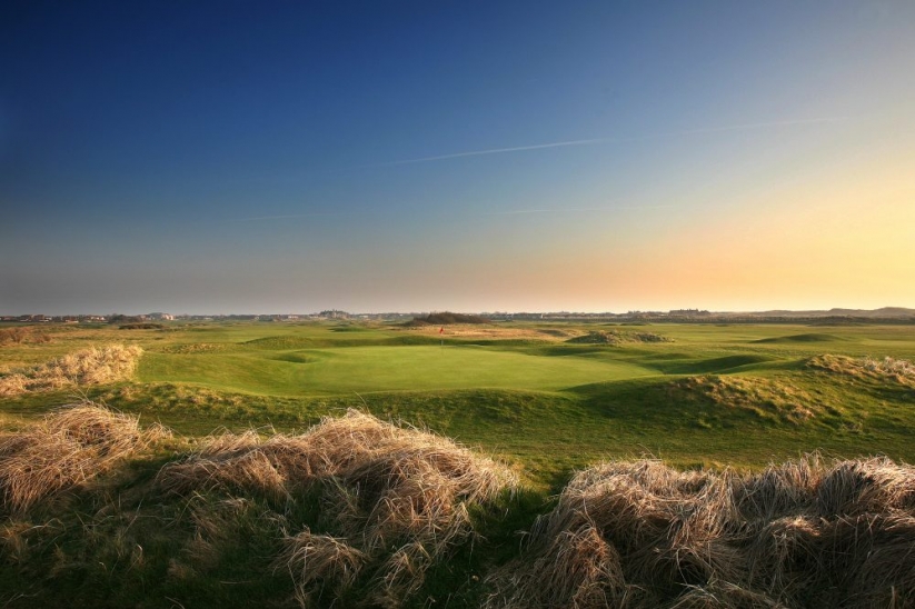 The links golf course in North West England known as ST ANNES OLD LINKS GOLF CLUB.