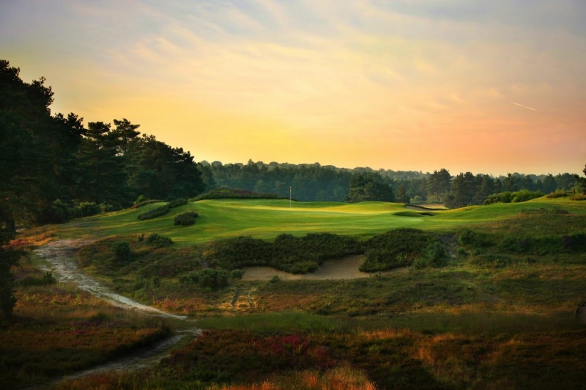 The 5th hole at SUNNINGDALE GOLF CLUB NEW Course.