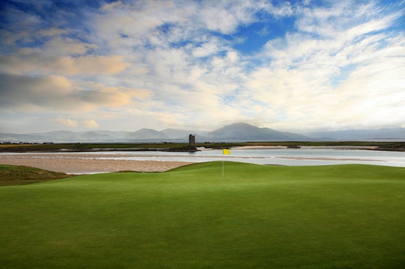The 8th green at Tralee Golf Club.