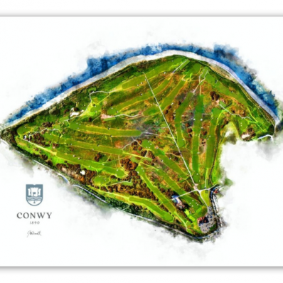 WaterMap COurse Map Conwy Golf Club