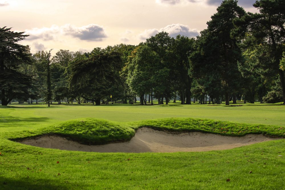 Bunkers at JF Abercromby's West Byfleet Golf Club.