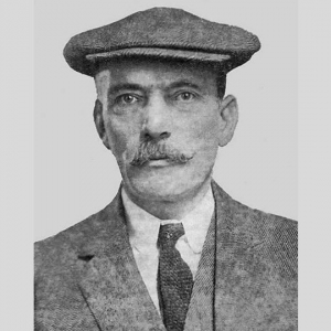 A portrait of golf course architect Willie Park Jr.