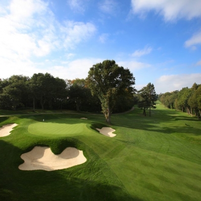 The 2nd hole on the West Course at Wentworth.