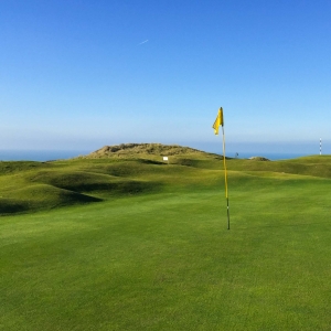 The rugged links at Perranporth Golf Club.