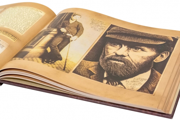 The artwork of The Scrapbook of Old Tom Morris.