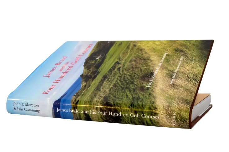 The cover of the book James Braid and His 400 Golf Courses.