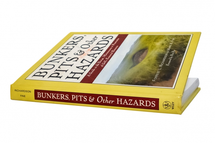 A photo of the cover of the book Bunkers Pits & Other Hazards.