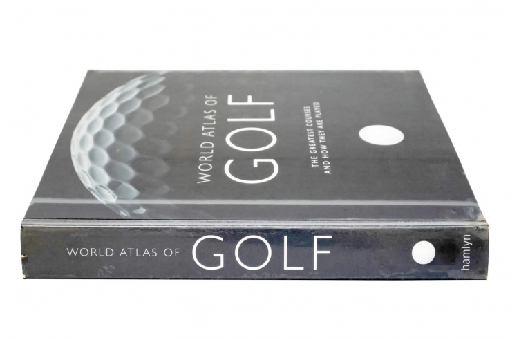 A photo of the book World Atlas of Golf Book.