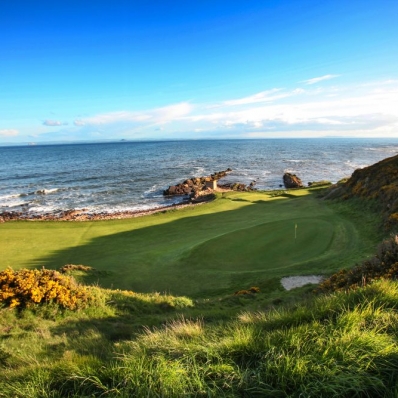 The Firth of Forth at Anstruther Golf Club.