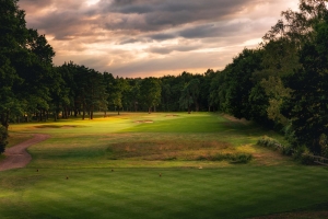 4th hole at Woking Golf Club. One of 10 Lessons I learnt from UK golf. 