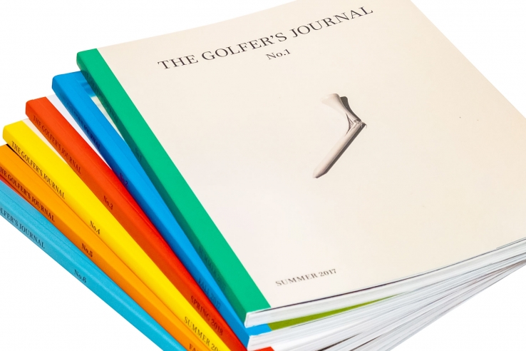 A nice idea is a magazine subscription, such as Golfers Journal as shown. 