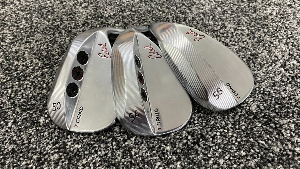 Edel SMS Wedges in 50 degrees, 54 degrees, 58 degrees for my half set. 