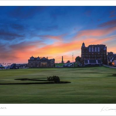 St Andrews Old Course 18th Dusk - Kevin Murray Golf Photography