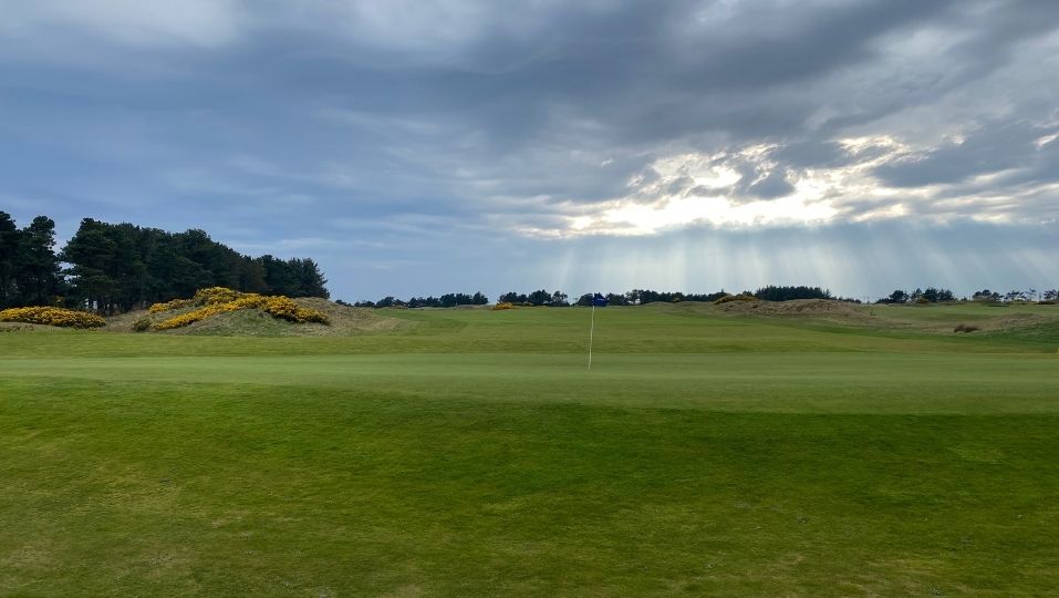 Dundonald Links Ayrshire 9th Green